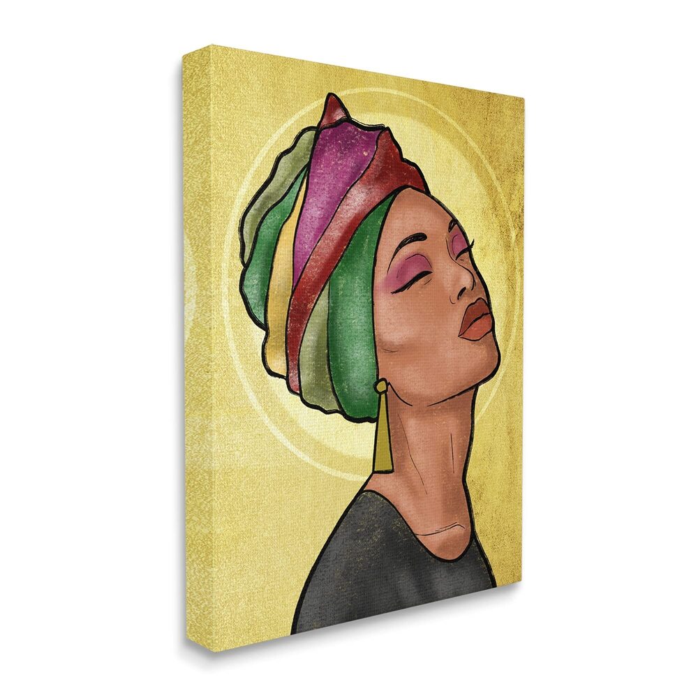 9348 Glamour Portrait Fashion Cosmetics and Headwrap